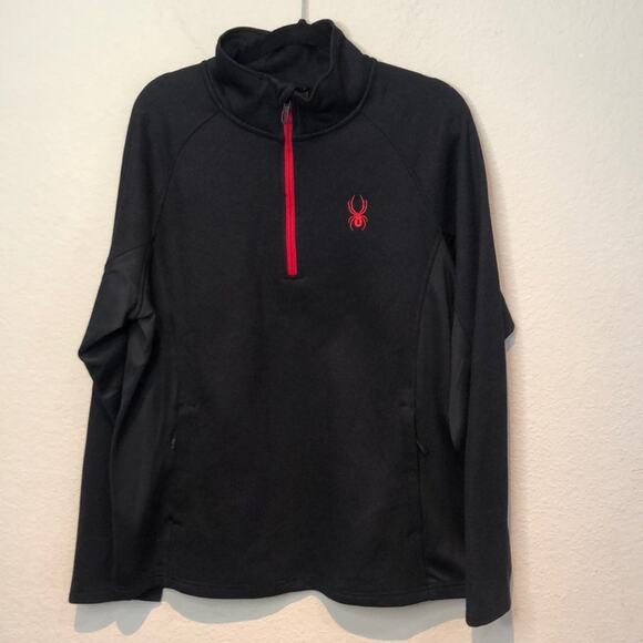 Spyder 1/4 Zip Pullover Sweater - Picture 1 of 13